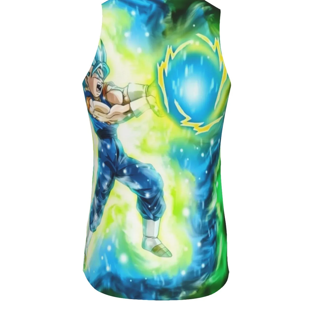 DBZ Goku Super Saiyan Blue SSGSS Kamehameha Power Attack Tank Top