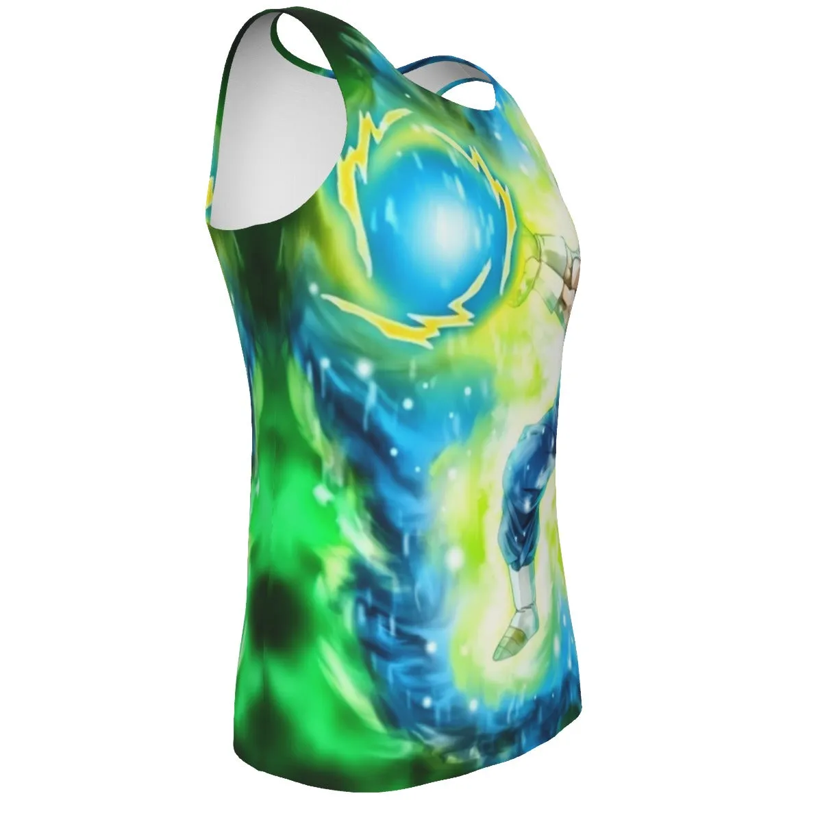 DBZ Goku Super Saiyan Blue SSGSS Kamehameha Power Attack Tank Top
