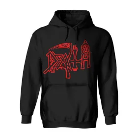 Death Unisex Hooded Top: Scream Bloody Gore (back print)