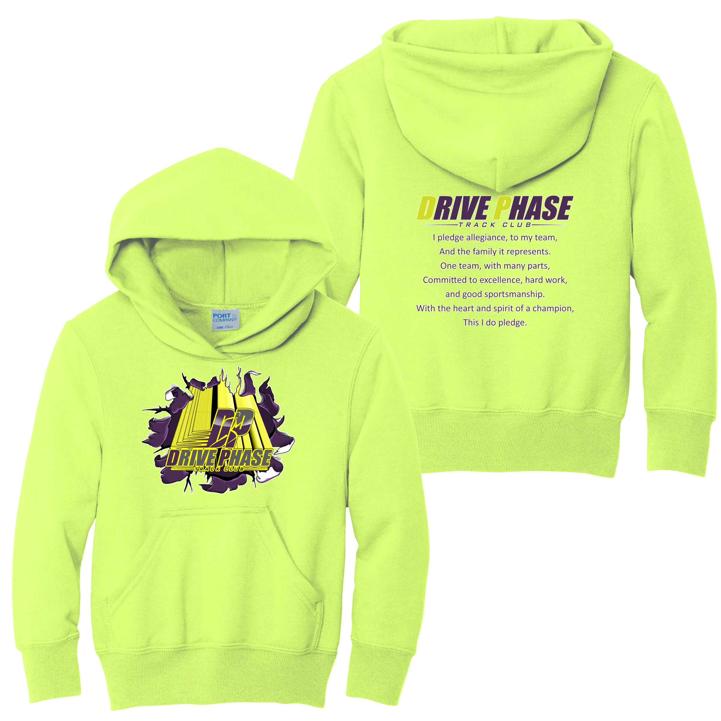 Drive Phase Track Club Youth Hoodie