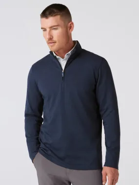 KPI Quarter Zip in Navy