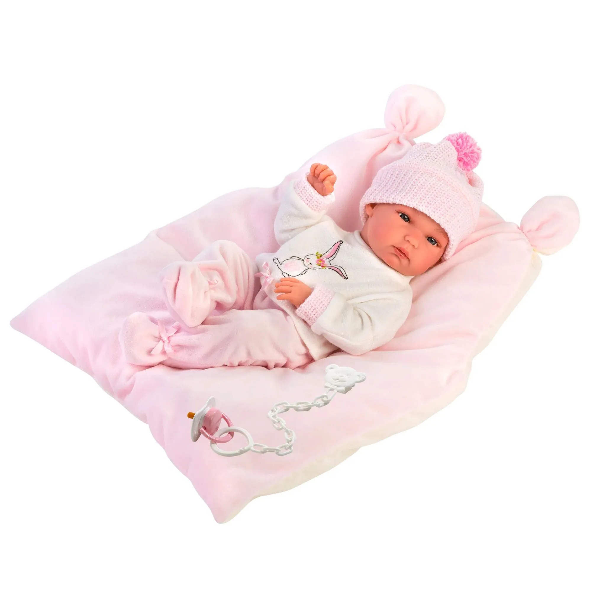 Newborn Doll Peyton with Cushion