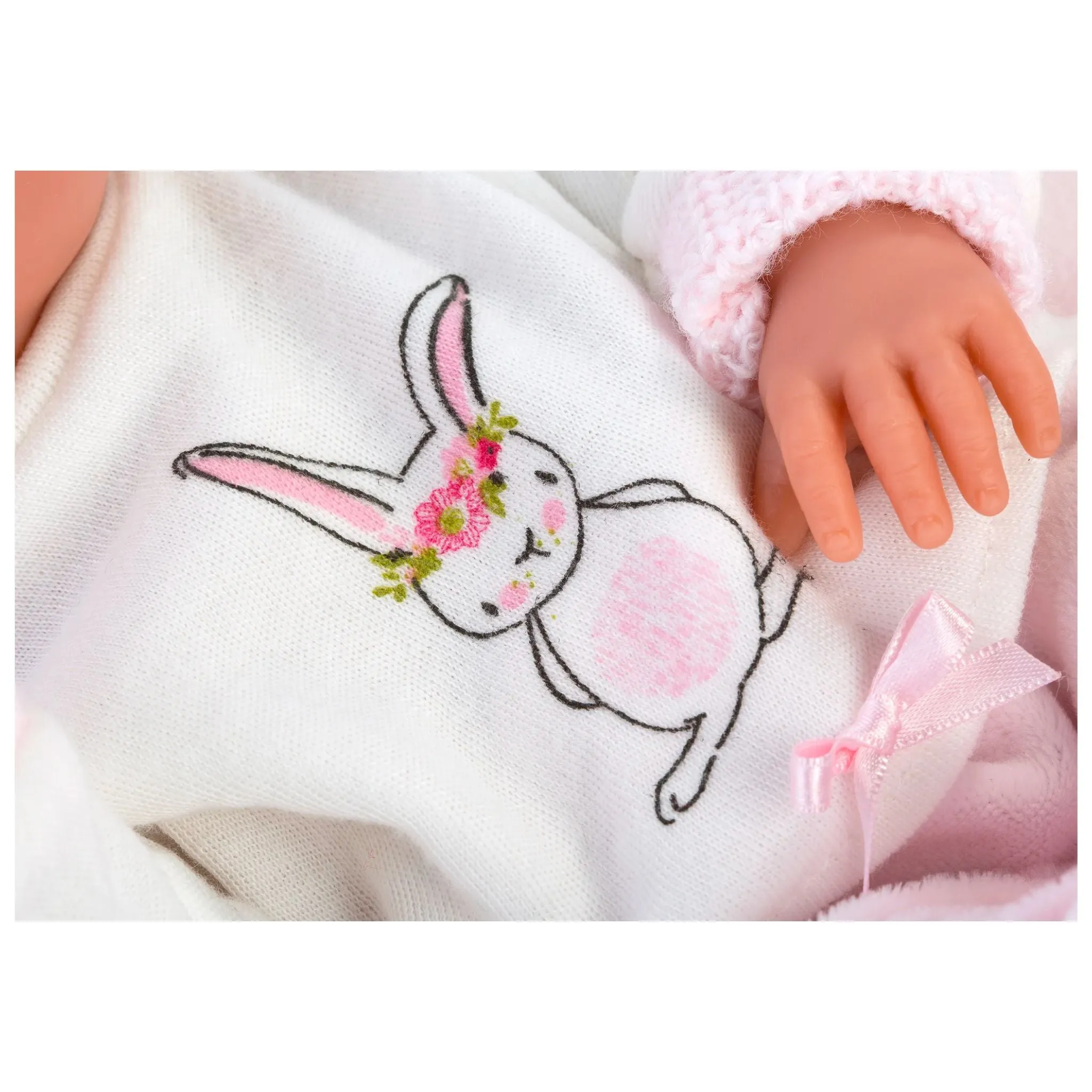 Newborn Doll Peyton with Cushion