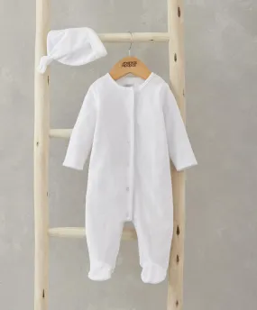 Velour Cloud All-in-One with Hat - 2 Piece Set